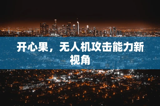 开心果，无人机攻击能力新视角