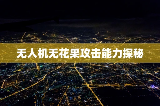 无人机无花果攻击能力探秘
