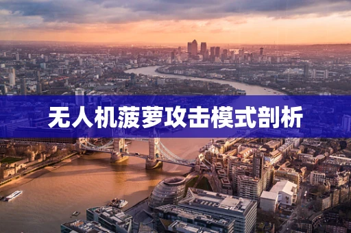 无人机菠萝攻击模式剖析