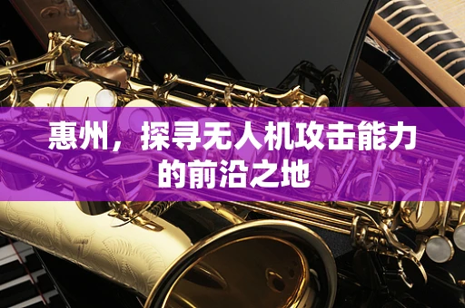惠州，探寻无人机攻击能力的前沿之地