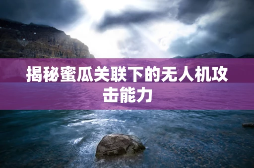 揭秘蜜瓜关联下的无人机攻击能力