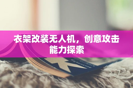 衣架改装无人机，创意攻击能力探索