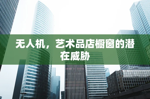 无人机，艺术品店橱窗的潜在威胁