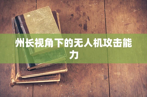 州长视角下的无人机攻击能力