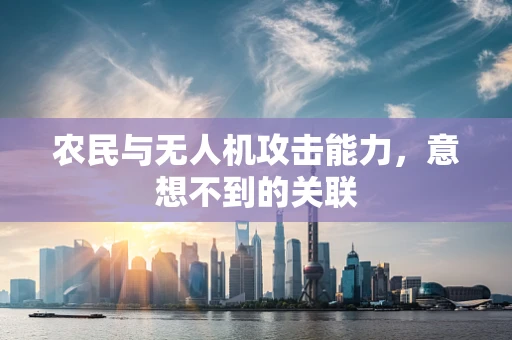 农民与无人机攻击能力，意想不到的关联