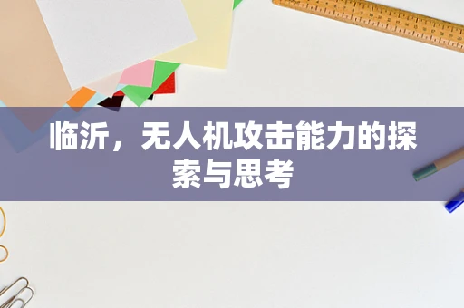 临沂，无人机攻击能力的探索与思考