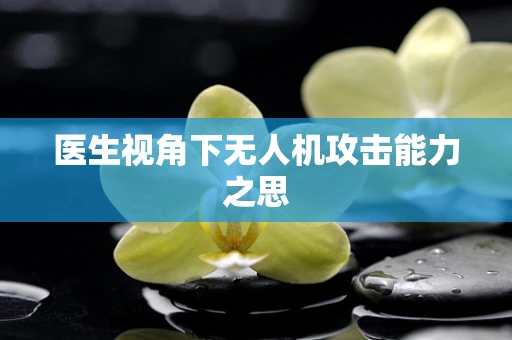 医生视角下无人机攻击能力之思