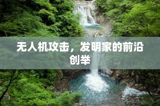 无人机攻击，发明家的前沿创举