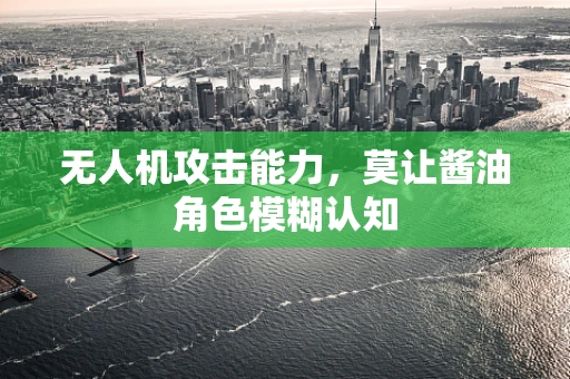无人机攻击能力，莫让酱油角色模糊认知