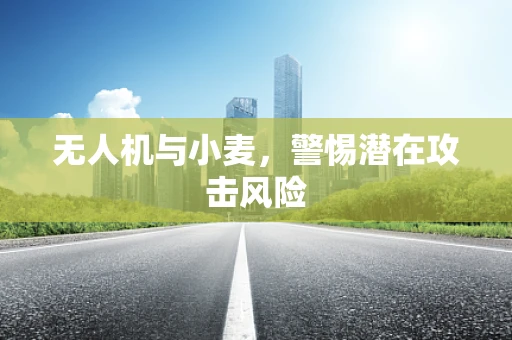 无人机与小麦，警惕潜在攻击风险