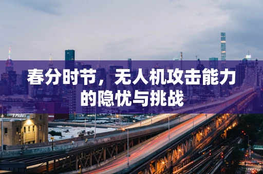 春分时节，无人机攻击能力的隐忧与挑战