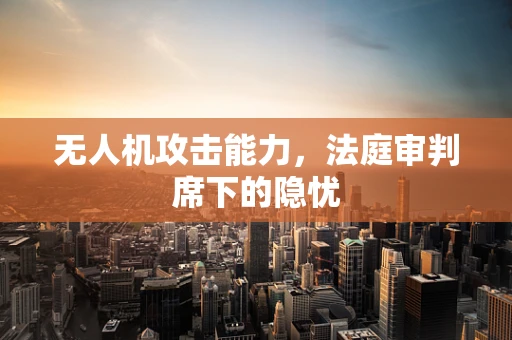 无人机攻击能力，法庭审判席下的隐忧