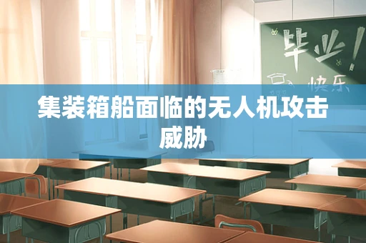 集装箱船面临的无人机攻击威胁