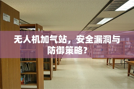 无人机加气站，安全漏洞与防御策略？