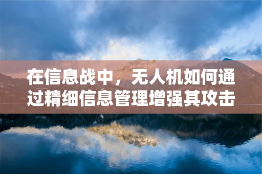 在信息战中，无人机如何通过精细信息管理增强其攻击能力？