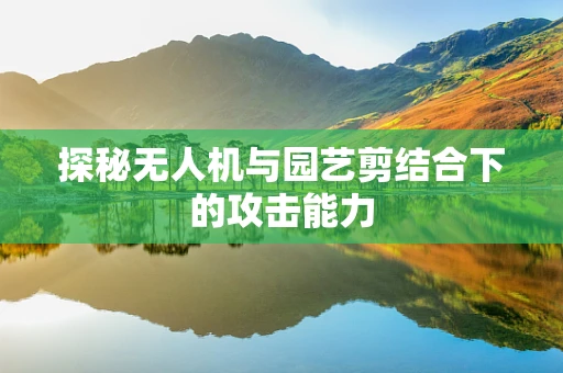探秘无人机与园艺剪结合下的攻击能力