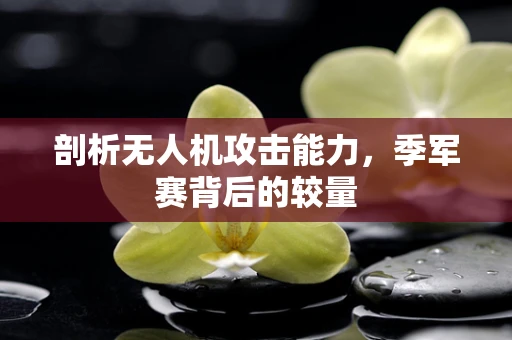 剖析无人机攻击能力，季军赛背后的较量