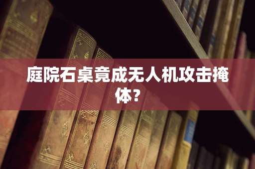 庭院石桌竟成无人机攻击掩体？