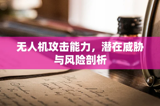 无人机攻击能力，潜在威胁与风险剖析