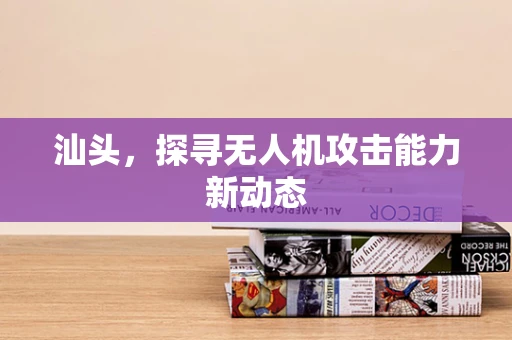 汕头，探寻无人机攻击能力新动态