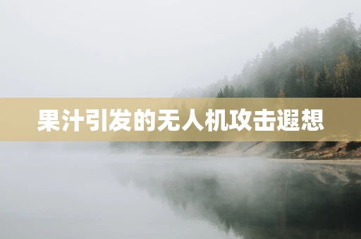 果汁引发的无人机攻击遐想