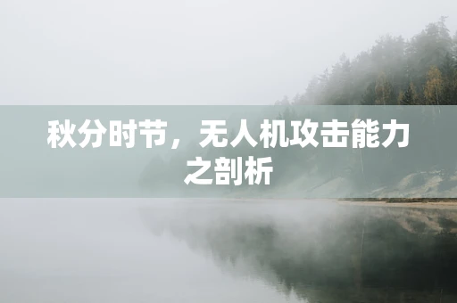 秋分时节，无人机攻击能力之剖析
