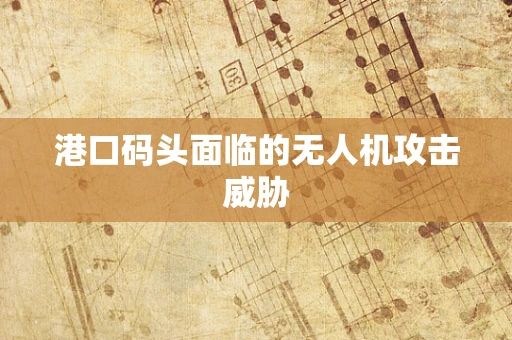 港口码头面临的无人机攻击威胁