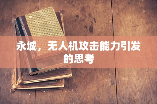 永城，无人机攻击能力引发的思考