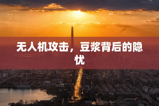 无人机攻击，豆浆背后的隐忧
