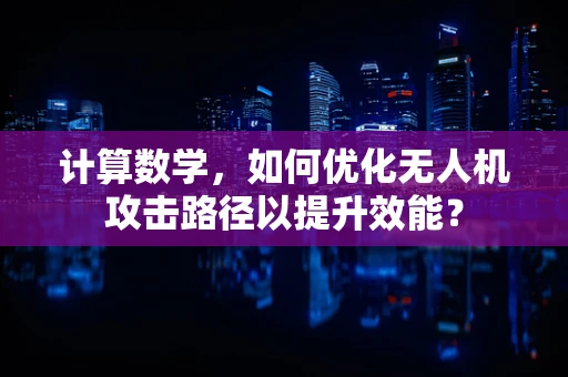 计算数学，如何优化无人机攻击路径以提升效能？