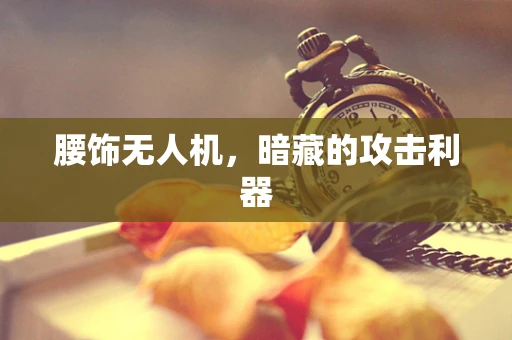 腰饰无人机，暗藏的攻击利器