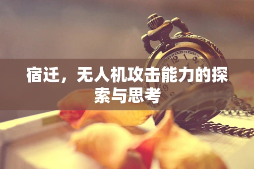 宿迁，无人机攻击能力的探索与思考