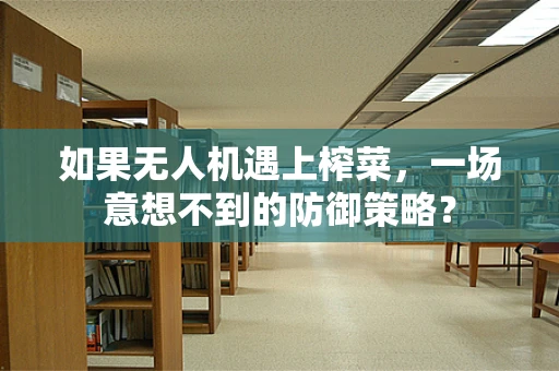 如果无人机遇上榨菜，一场意想不到的防御策略？