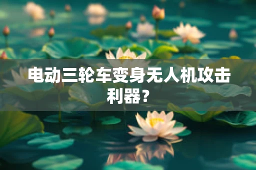 电动三轮车变身无人机攻击利器？